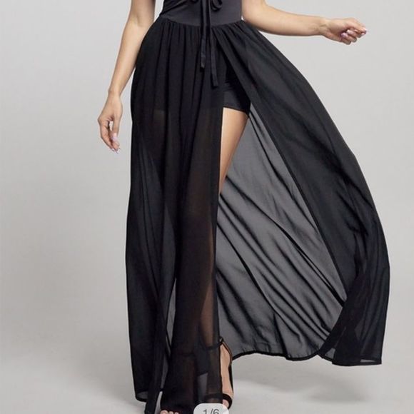 🔥Open Front Maxi Dress - Picture 2 of 8